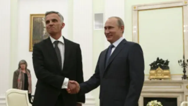 ولادیمیر پوتین دا خبرې د سویس له ولسمشر سره په مسکو کې وکړې