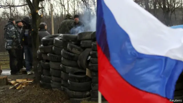 Блокпост в Горловке