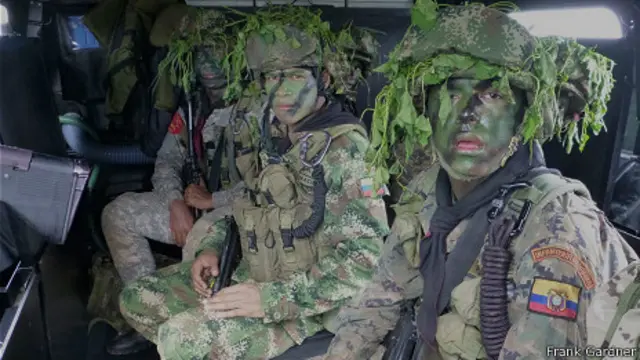 Soldados colombianos