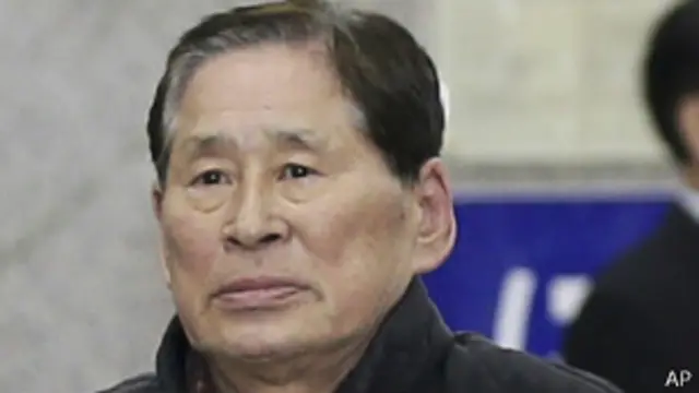 上月沉没的“岁月”号客轮船公司东主金汉植