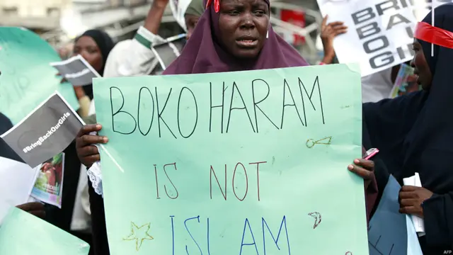 नाइजीरिया के लागोस में प्रदर्शन