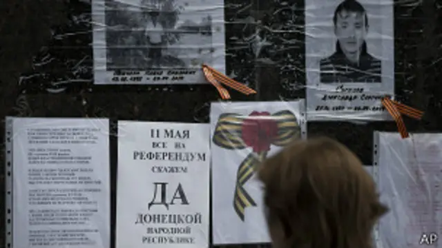 Призыв на референдум в Донецке