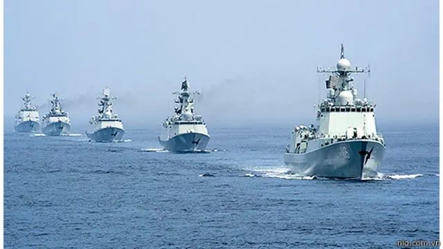 Tập trận hải quân Nga - Trung 2013