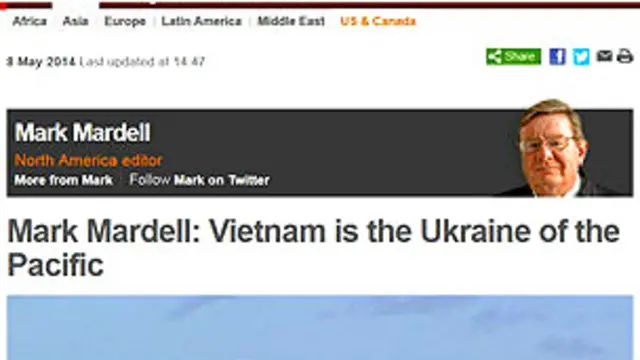 Mark Mardell马克·马代尔博客屏幕扣图