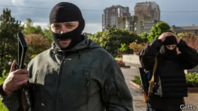 Activistas prorrusos