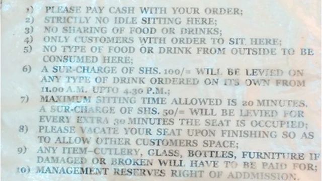 不許對著牆小便！內羅畢的告示直言不諱
