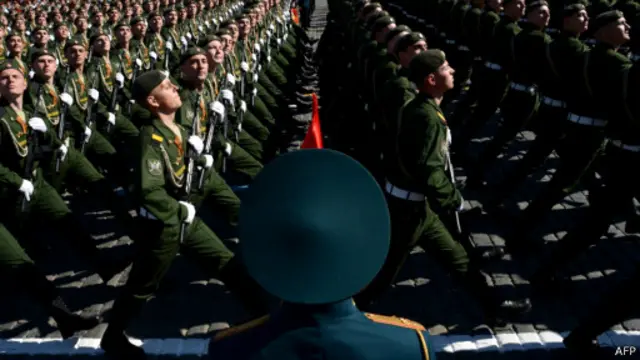 Парад победы на Красной площади, 9 мая 2014 года