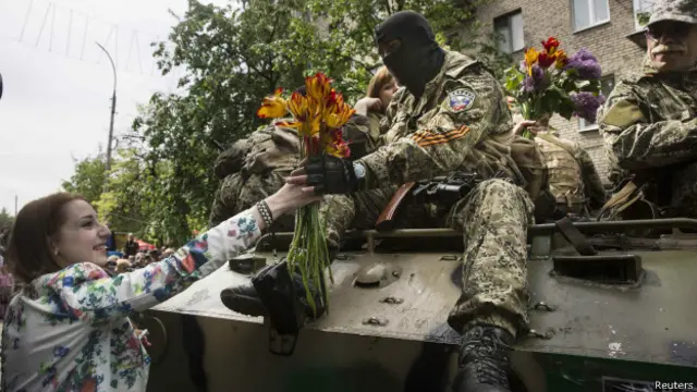 Парад в Славянске