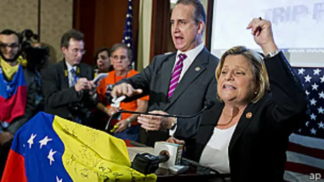 Ileana Ros-Lehtinen, coautora del proyecto, asegura que buscan enviar un mensaje al presidente venezolano Nicolás Maduro.