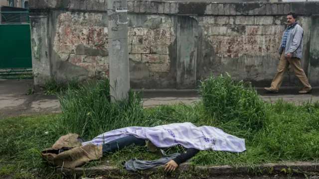 Столкновения в Мариуполе