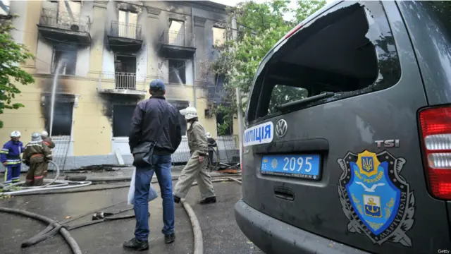 Столкновения в Мариуполе