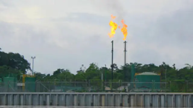 Producción petrolera en la Amazonía