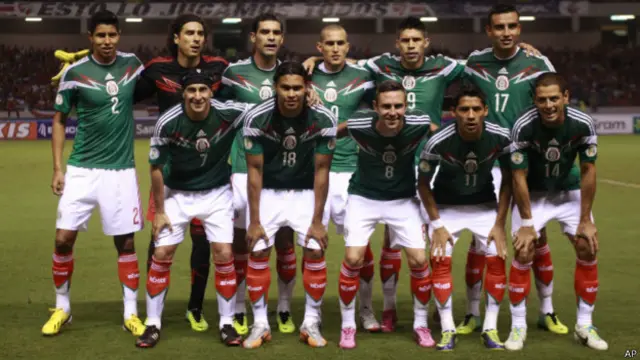 Timnas Meksiko saat ajang pra piala dunia 2013 lalu.