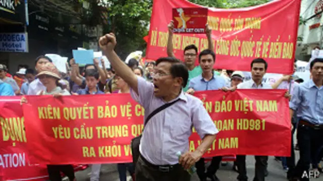 نظمت احتجاجات ضد الصين في عدة مدن فيتنامية