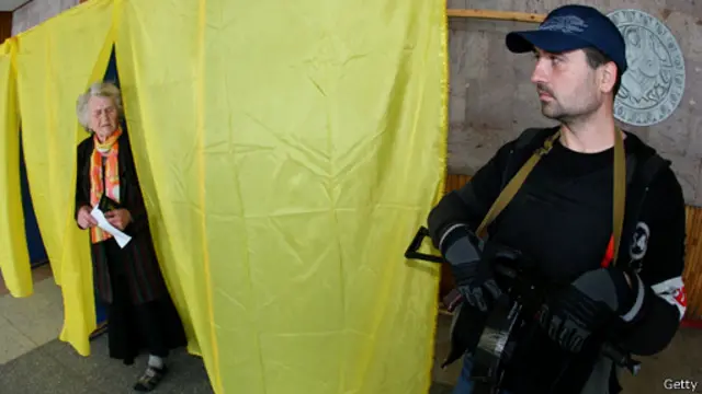 Голосование в Донецке