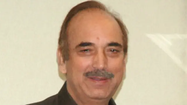 غلام نبی آزاد اس سے قبل کشمیر کے وزیر اعلی رہ چکے ہیں