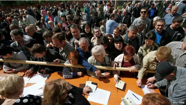 Região de Donetsk. Foto: Reuters