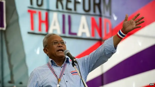 مخالفان دولت به رهبری ساتپ تاگسوبان، رهبر مخالفان از نوامبر گذشته خواهان برکناری دولت هستند