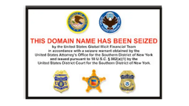 Уведомление о блокировке сайта