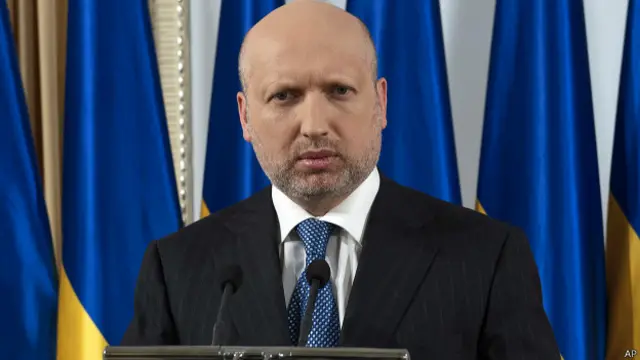 यूक्रेन के अंतरिम राष्ट्रपति ओलेक्सांद्र टुर्चिनोव