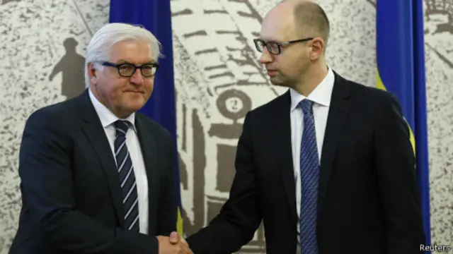 Штайнмайер и Яценюк