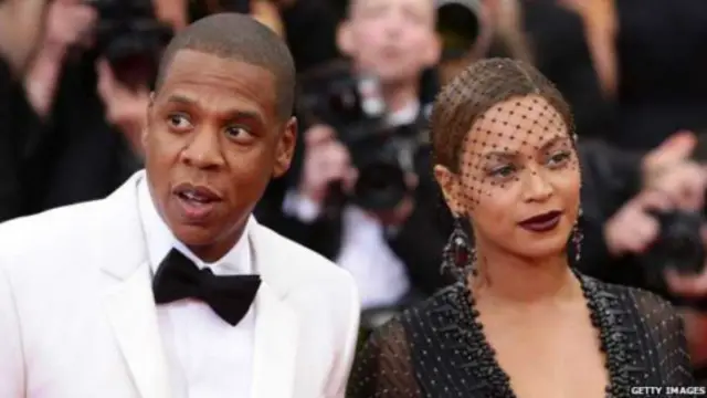 La chanteuse Beyoncé et son mari Jay-Z. 