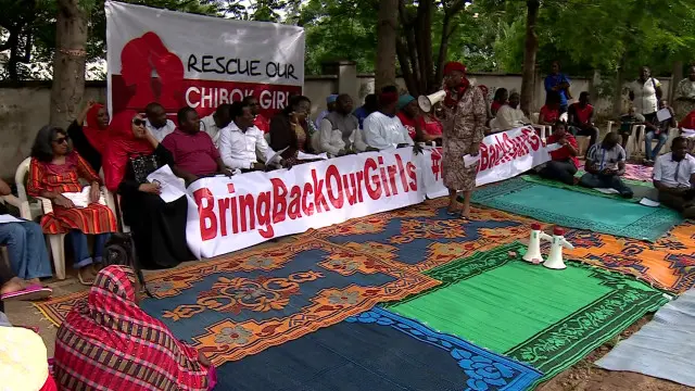 नाइजेरिया अग़वा लड़कियां (फ़ाइल)