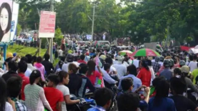 ငြိမ်းချမ်းရေးဆွေးနွေးပွဲကို မြစ်ကြီးနားမှ လူထုကကြိုဆို