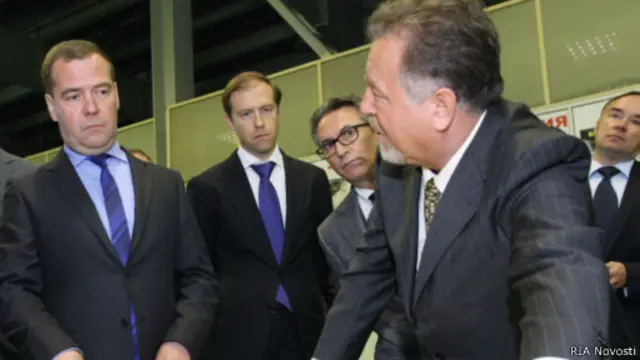 Медведев, Мантуров и Щербаков на "Автоторе"