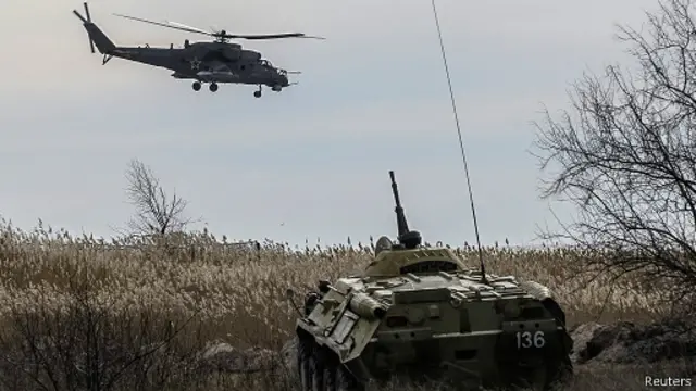 Российский военный вертолет