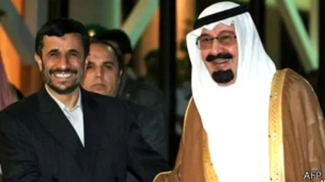 ملک عبدالله و احمدی‌نژاد - مدتهاست مقامات ارشد ایران و عربستان تماسی نداشته‌اند