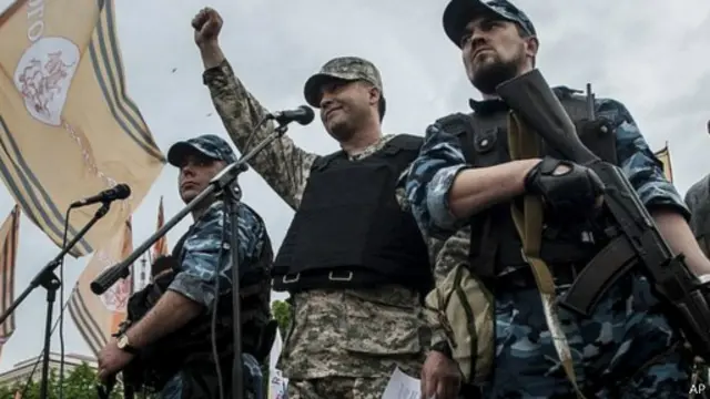 الموالون لروسيا يرفضون المشاركة في المحادثات. 