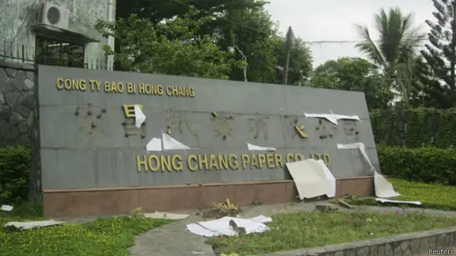Nhiều công ty Đài Loan cũng bị tấn công do có chữ bằng tiếng Trung Quốc