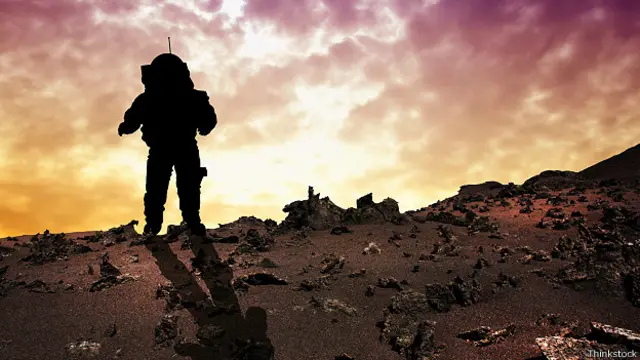 Человек на Марсе