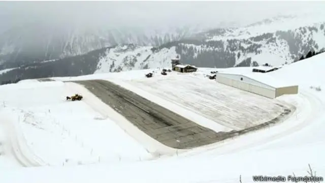 Aeropuerto Courchevel, Francia