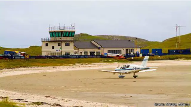 Aeropuerto de Barra, Escocia