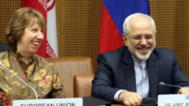 عکس آرشیوی از دیدار ظریف و اشتون