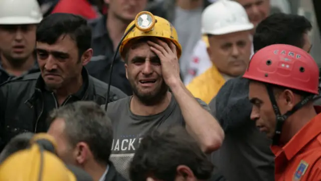 Soma mədənində partlayış vaxtı 800-dək şaxtaçı olub.