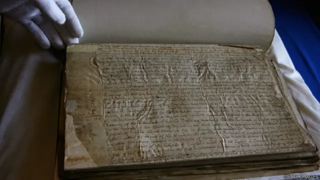 Документ о роспуске парламента Шотландии