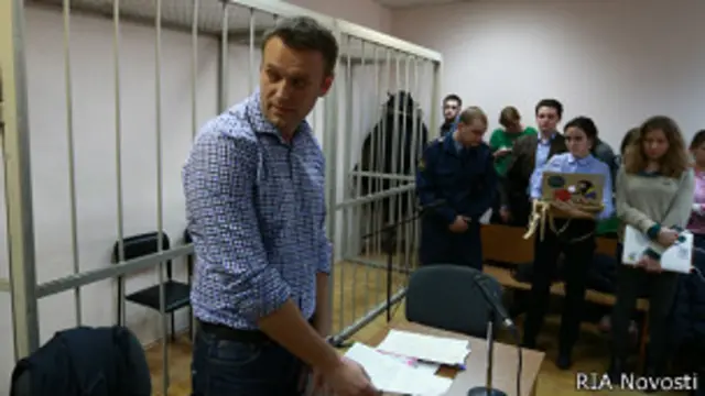 Алексей Навальный в суде