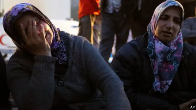 Родственники погибших