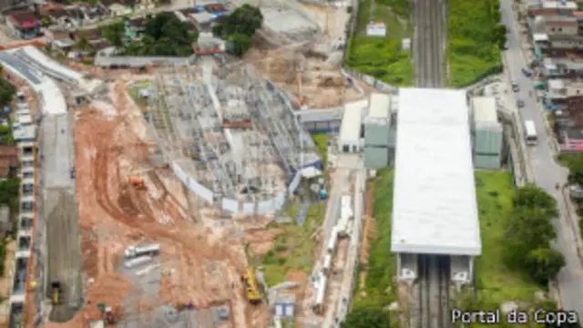 Terminal Integrado Cosme e Damião, foto de março de 2014 ( Crédito da foto: Portal da Copa)