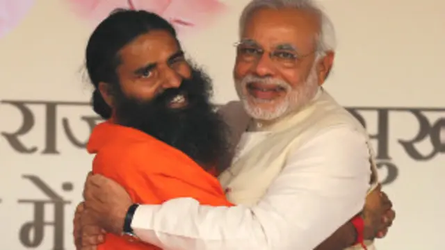 बाबा रामदेव, नरेंद्र मोदी