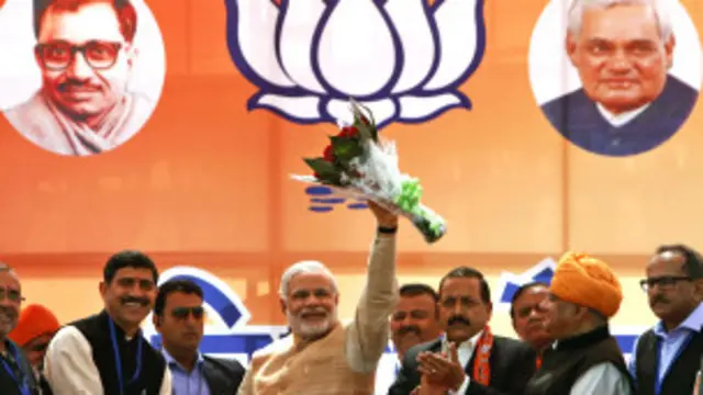 نظر پوښتنې ښيي چې بي جي پي تر نورو ګوندونو مخکې دی