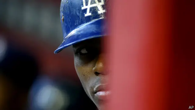 Yaser Puig con los Dodgers de Los Ángeles