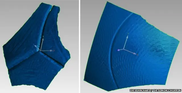 Сравнение поверхностей мяча