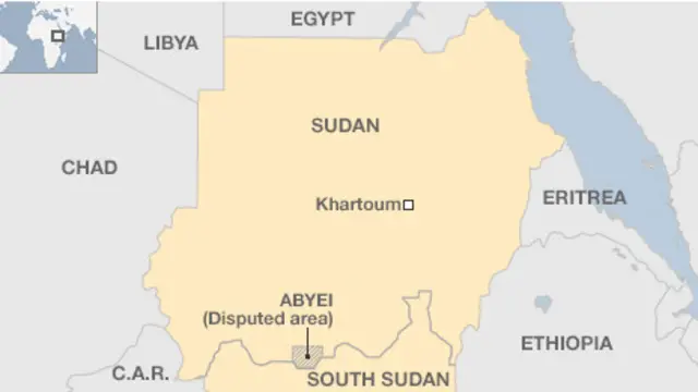 Peta Sudan
