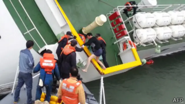 သင်္ဘောနစ်မြုပ်စဉ်က ကပ္ပတိန်ကို ကယ်ဆယ်စဉ်။