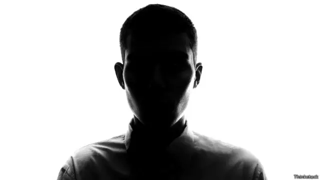 Silueta de un hombre