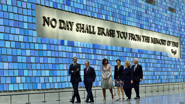 Michael Bloomberg, Barack y Michelle Obama, Hillary y Bill Clinton